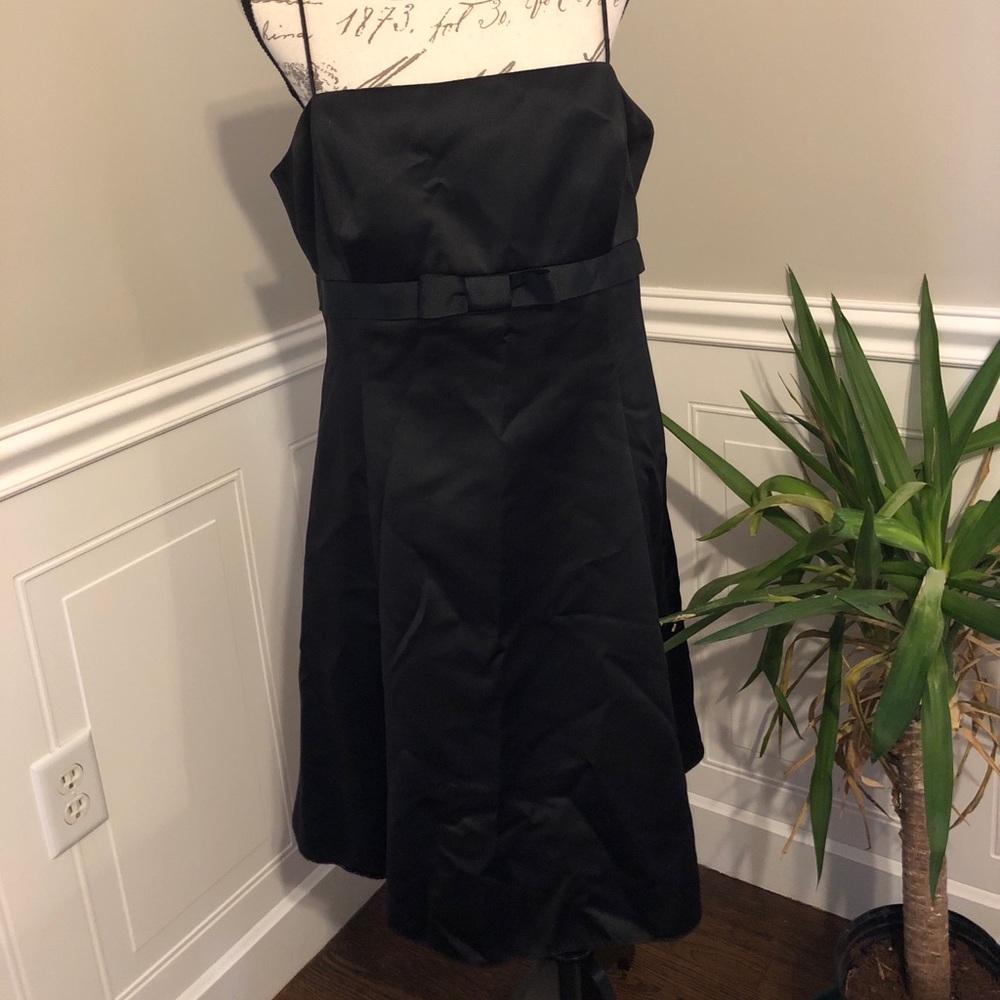 David’s Bridal Black Cocktail Dress